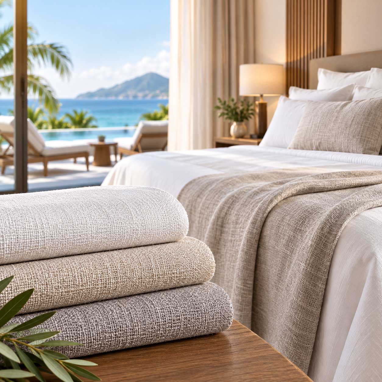 Hotel linen and hospitality